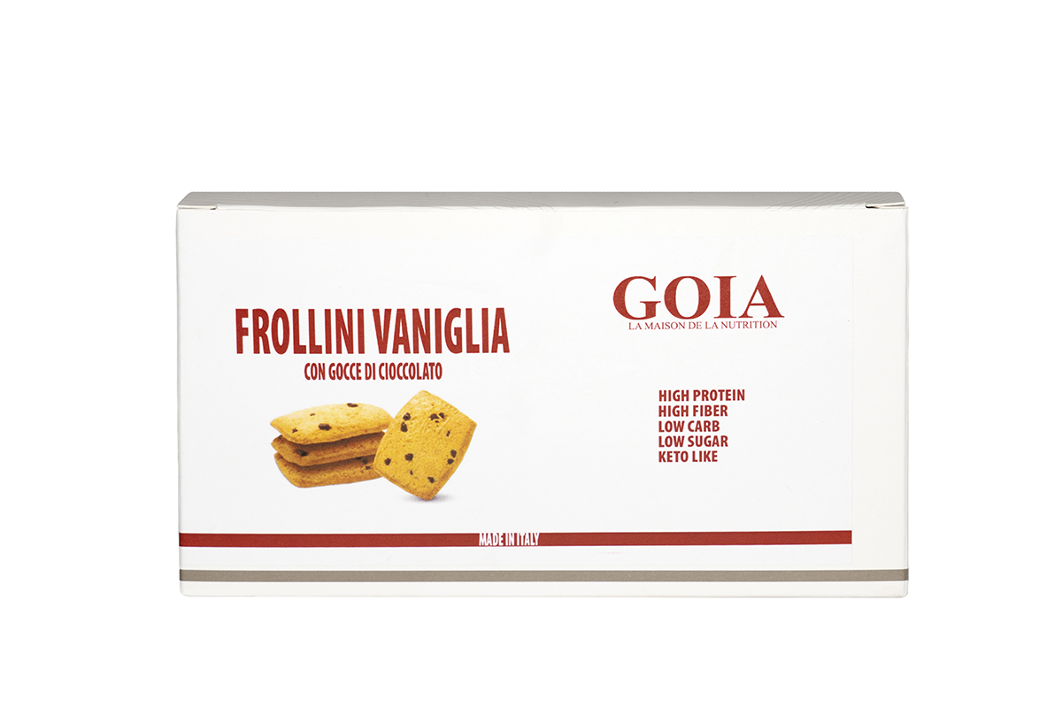 Frollini vaniglia con gocce di cioccolato