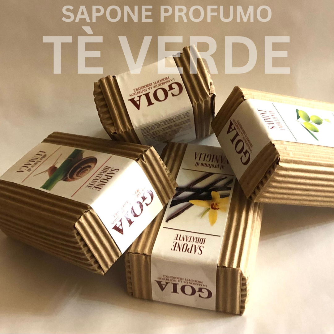 Sapone idratante con tè verde
